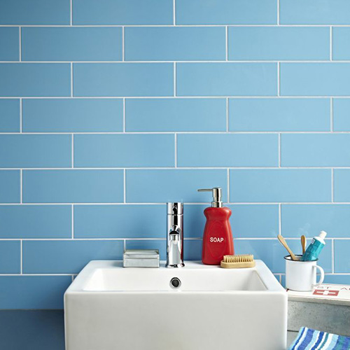 Blue Glased Ceramic Wall Tiles
