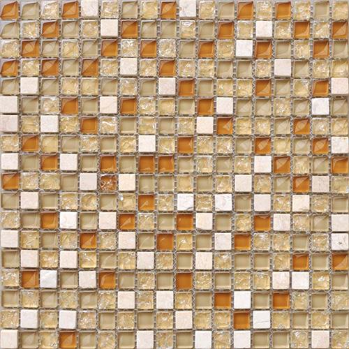Cream Glass Mosaic Tiles