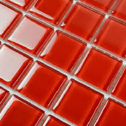 Red Glass Mosaic Tiles