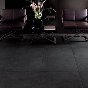 Black Gloss Ceramic Floor Tiles