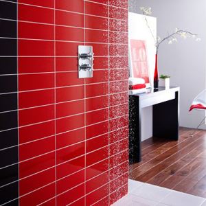Red Gloss Porcelain Wall Tiles