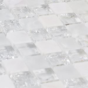 White Glass Mosaic Tiles
